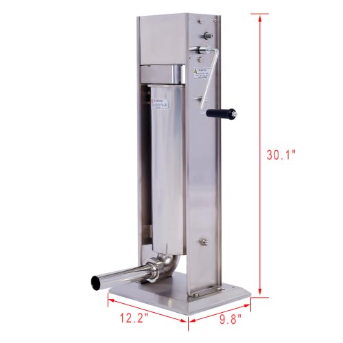 Stainless Steel 15LB Sausage Stuffer V7939
