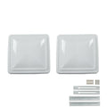 14" x 14" White Roof Vent Cover 2Pc J973835