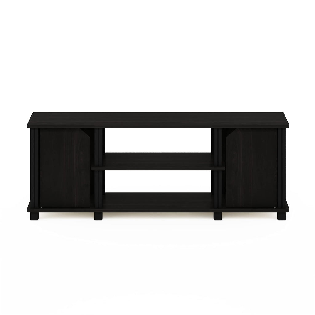 3-Tier Open Shelf TV Stand with Cabinets N202