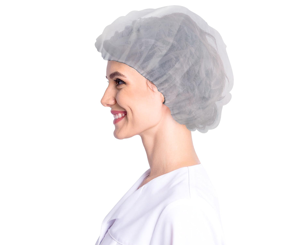 Yellow Disposable Bouffant Caps D17019
