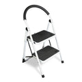 2 Step Folding Lightweight Step Stool with Anti-Slip Pedal 400 lbs Capacity G729
