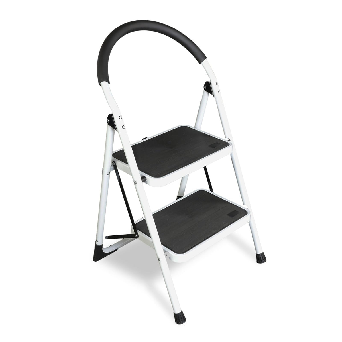 2 Step Folding Lightweight Step Stool with Anti-Slip Pedal 400 lbs Capacity G729