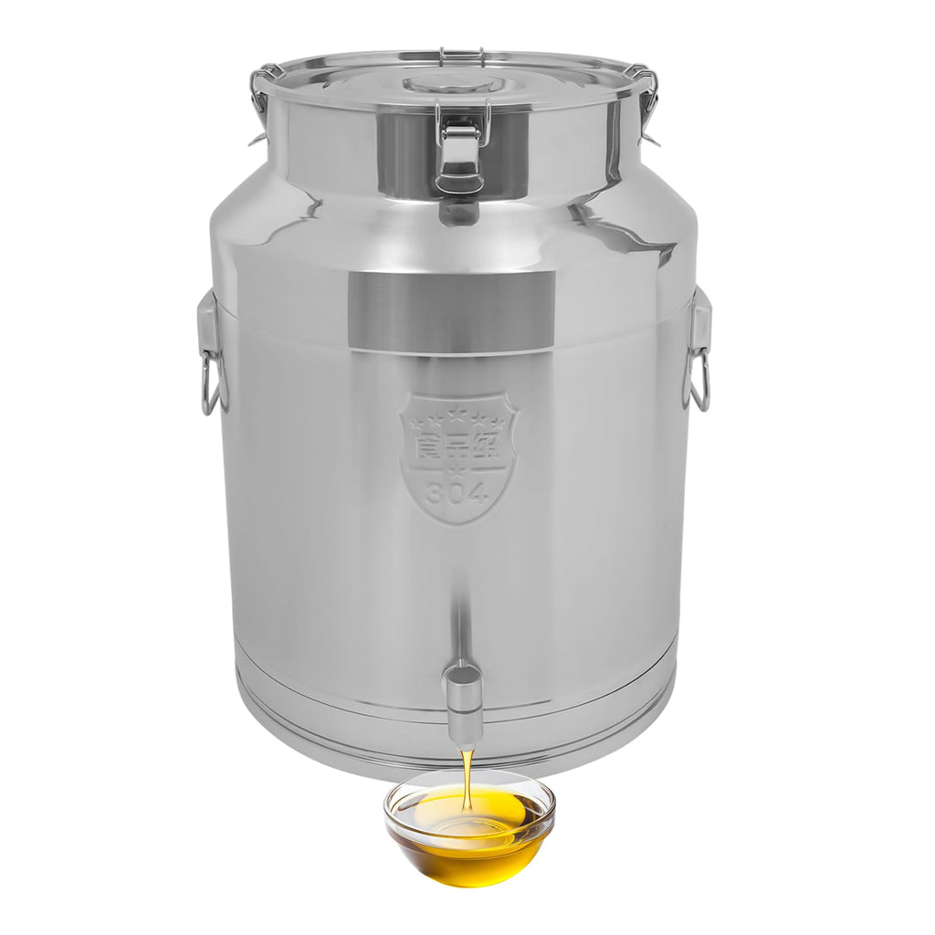 304 Stainless Steel Milk Can with Spigot G690