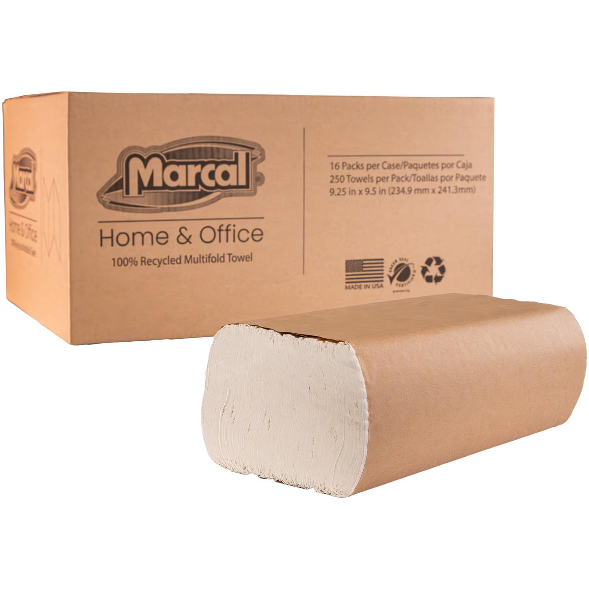 Multifold Paper Towels, White, 4,000 Sheets/Case H834