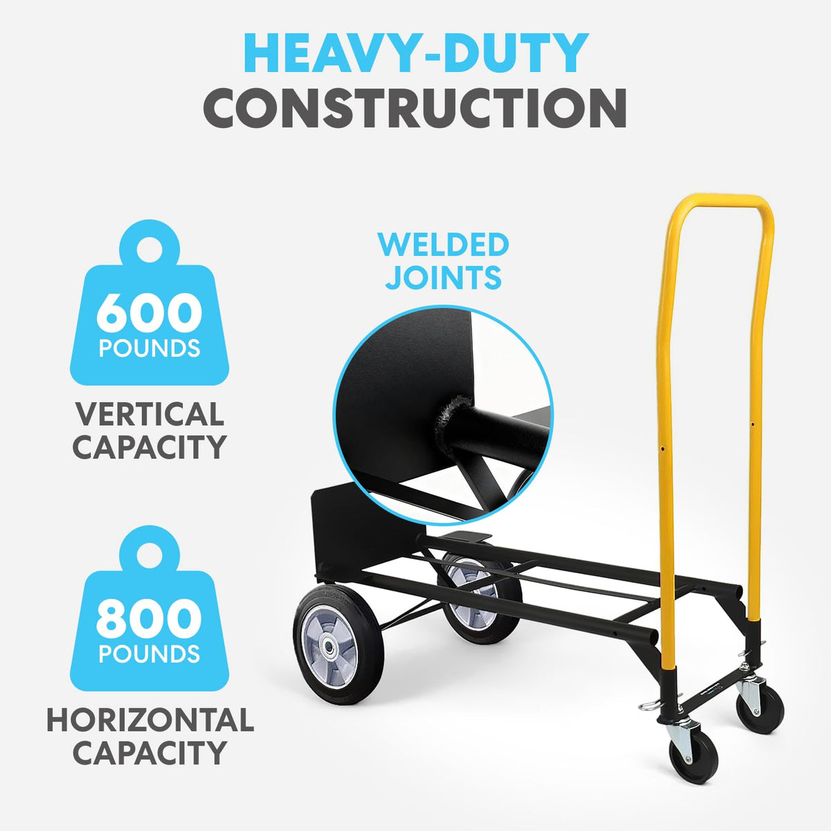 2 in 1 Convertible Hand Truck and Dolly W5163
