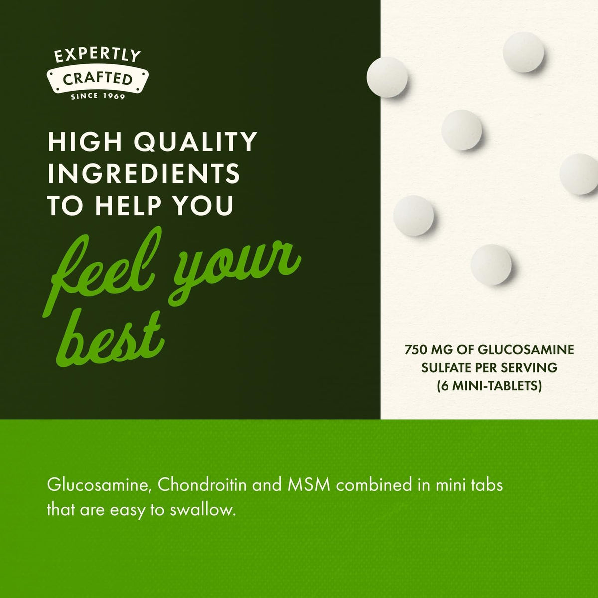 Glucosamine, Chondroitin & MSM 360 Mini-Tablets K714233
