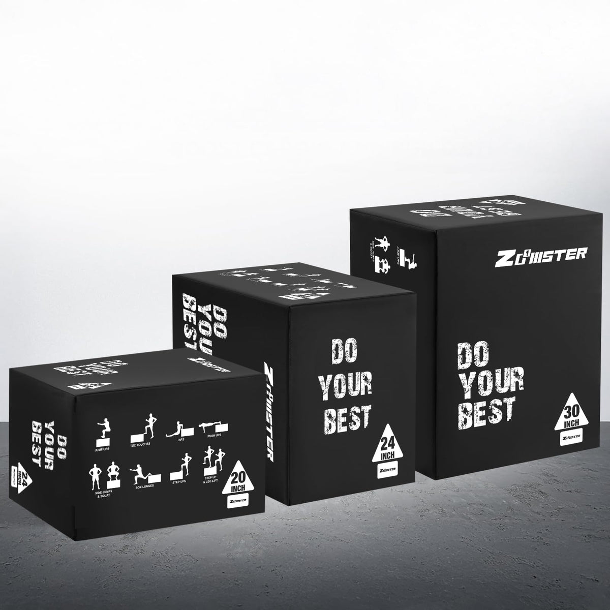 3-in-1 Plyometric Jump Box M606
