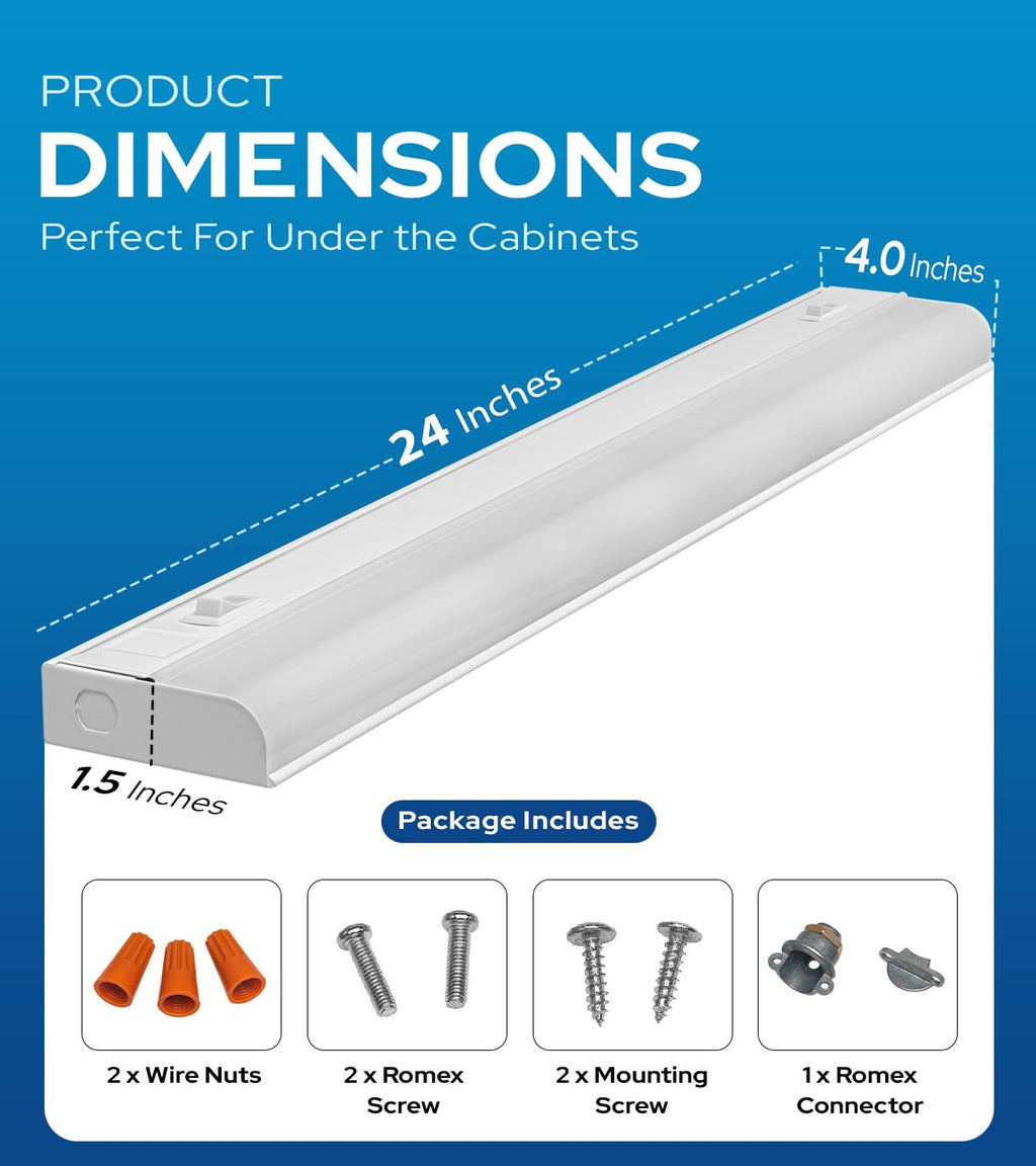 24" Hardwired Under Cabinet Lighting Y98364