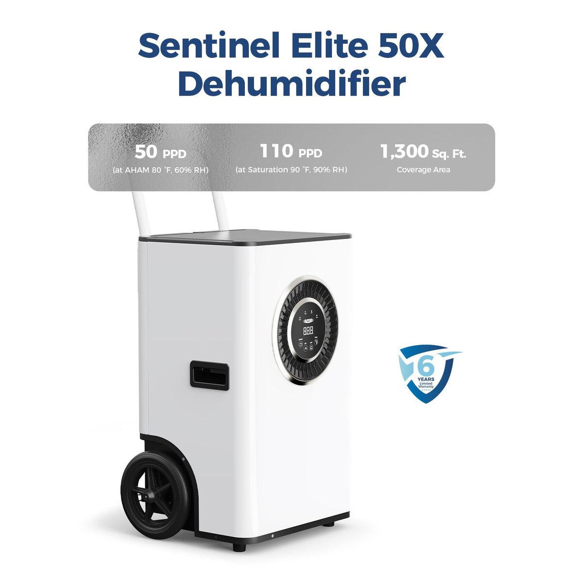 110 PPD Portable Commercial Dehumidifier with Pump E53180