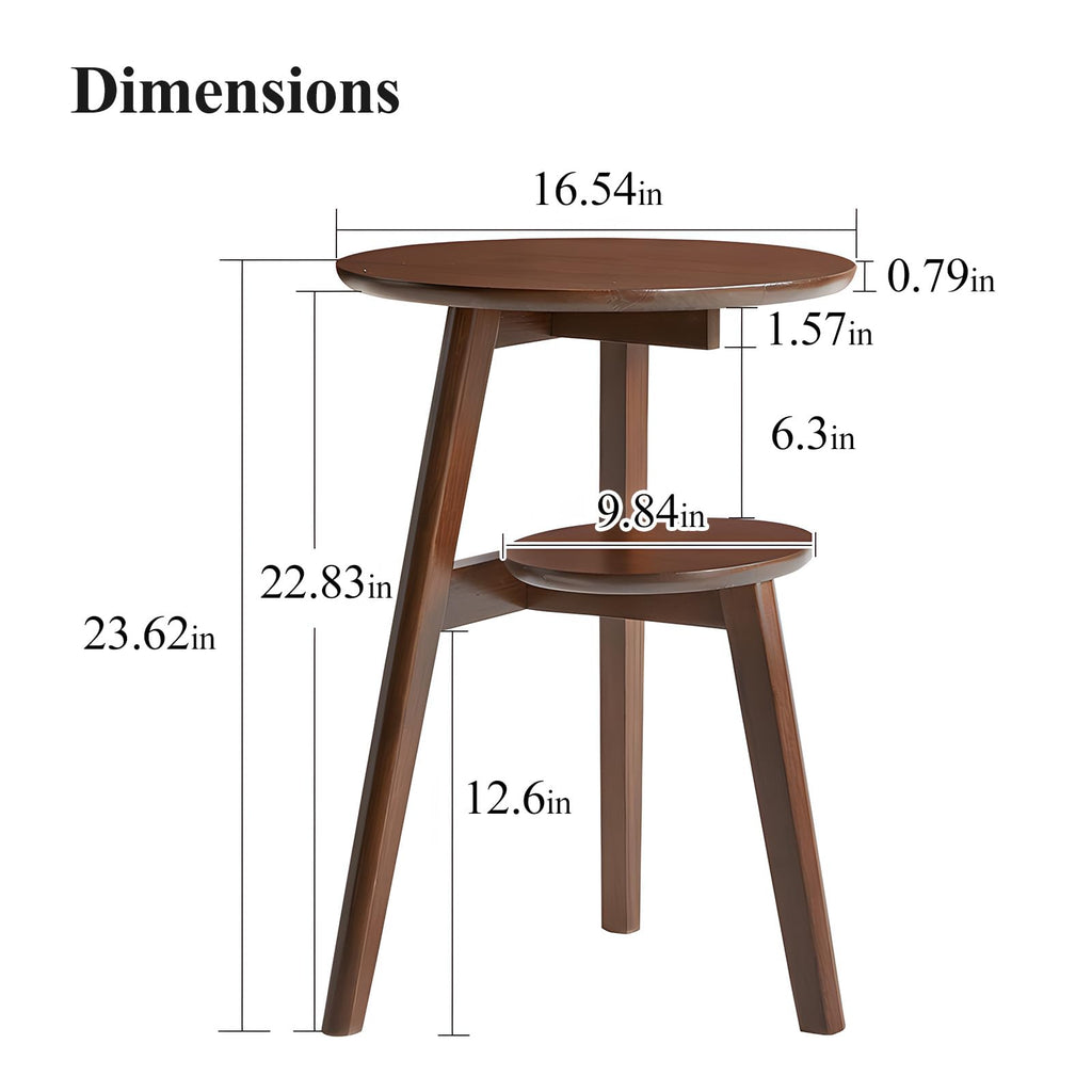 2-Tier Round Side Table J70322