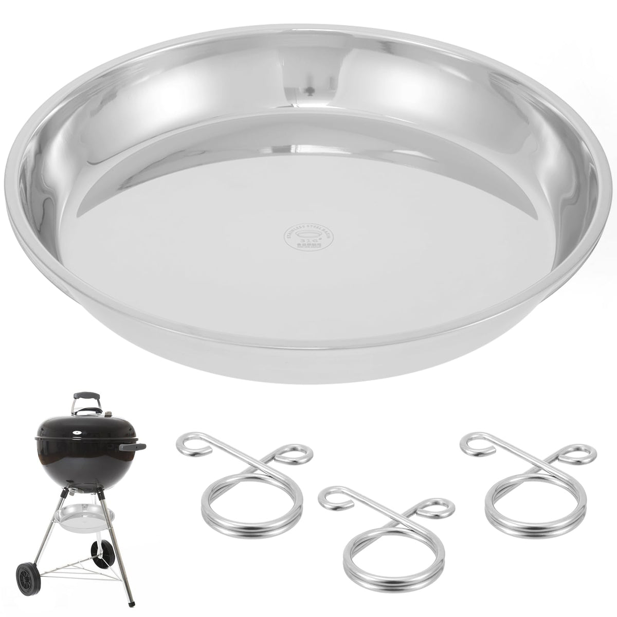 13.4" Diameter Ash Catcher Pan for Charcoal Grill K867987