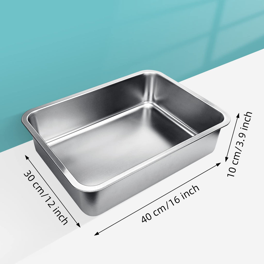 Stainless Steel Litter Box W7419