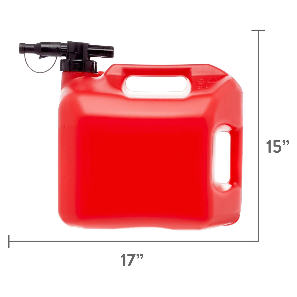 5 Gallon Gas Can with Auto-Stop Nozzle R36724