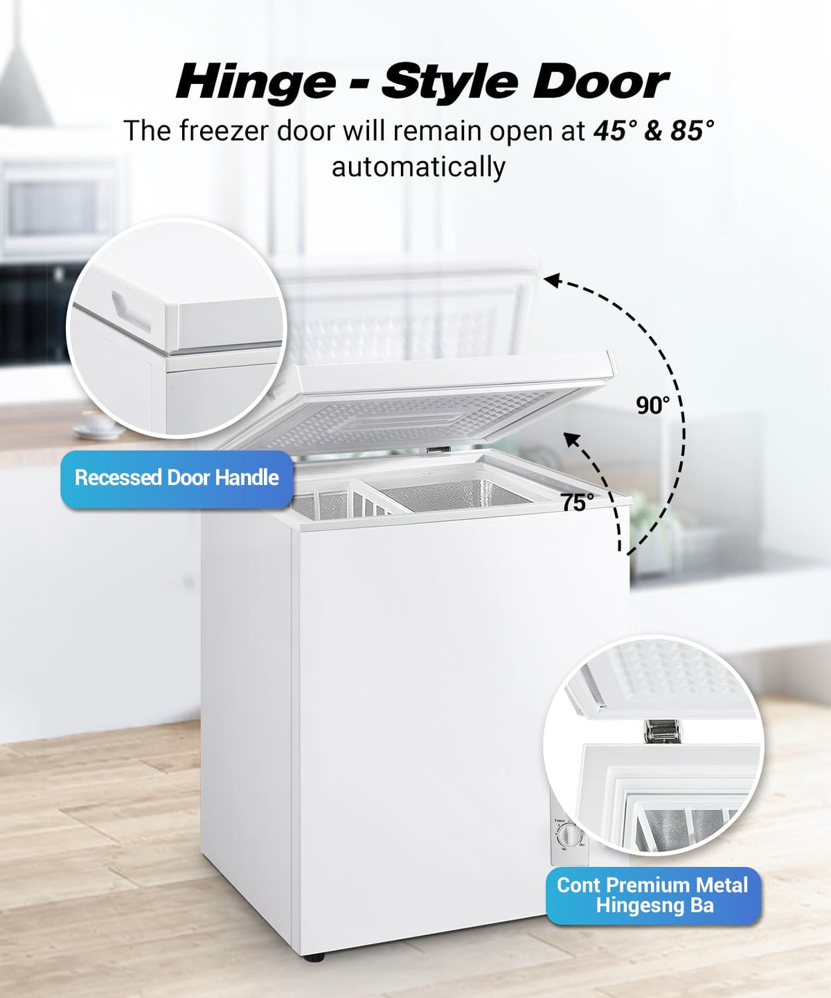 5.0 cu.ft Chest Freezer with Temperature Control K742481