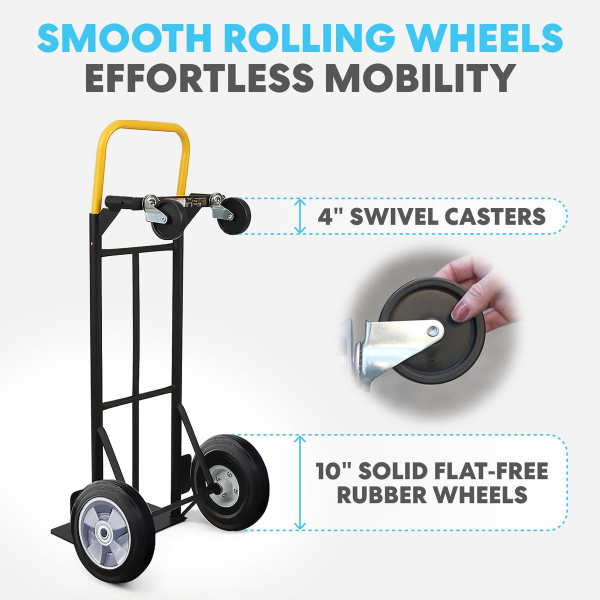 2 in 1 Convertible Hand Truck and Dolly W5163
