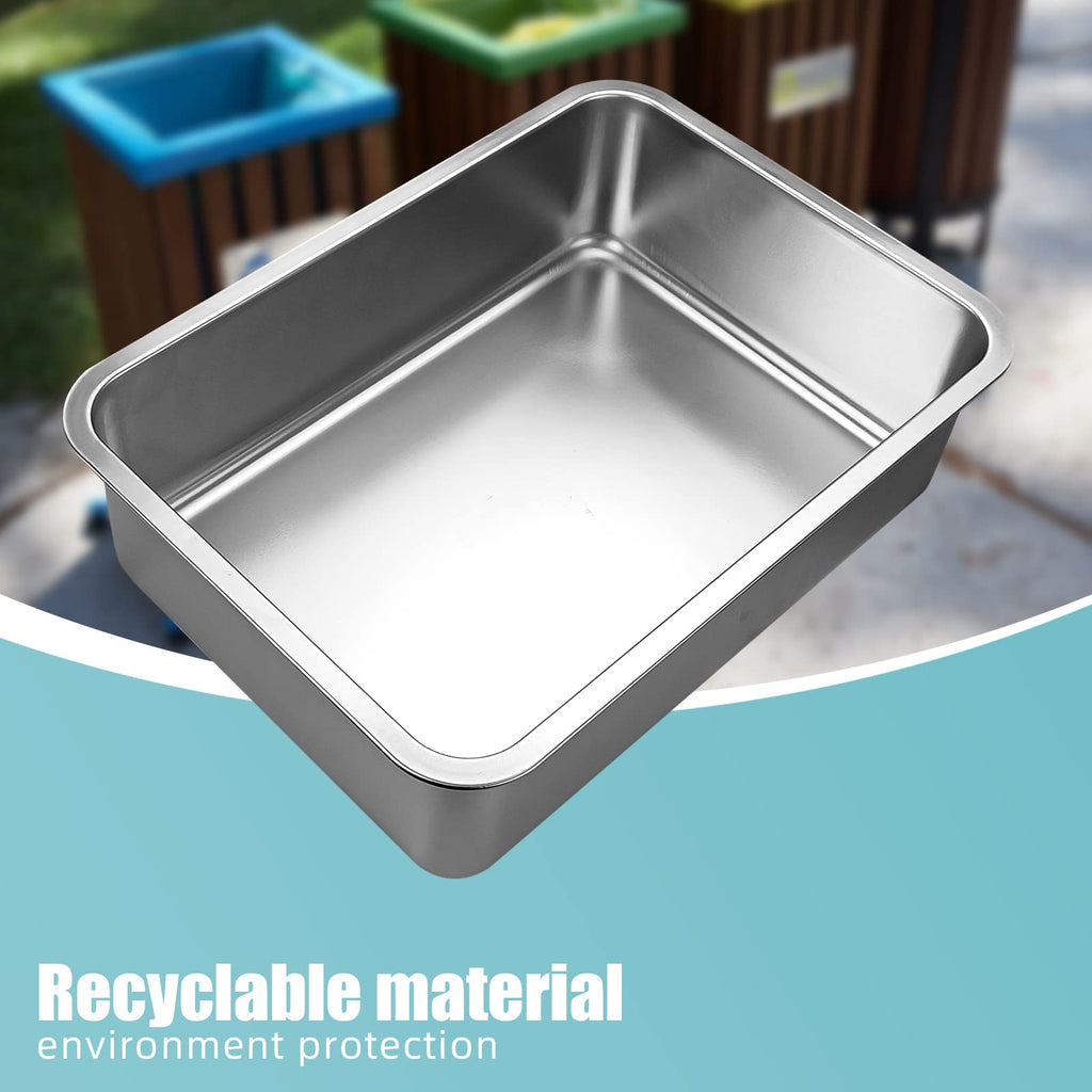 Stainless Steel Litter Box W7419