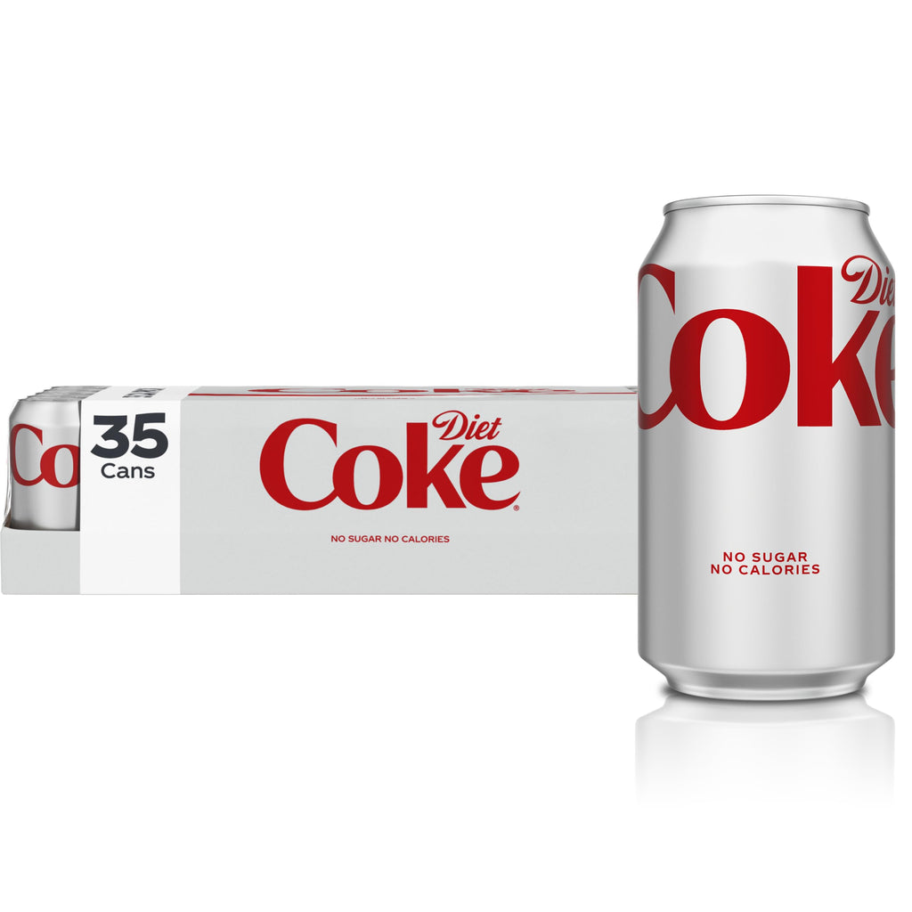 Diet Coke Soda Soft Drink, 12 fl oz, 35 Pack W60496
