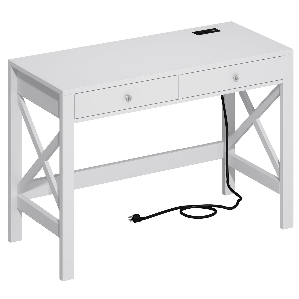 39.4 Inches Computer Desk with 2 Drawers E21974