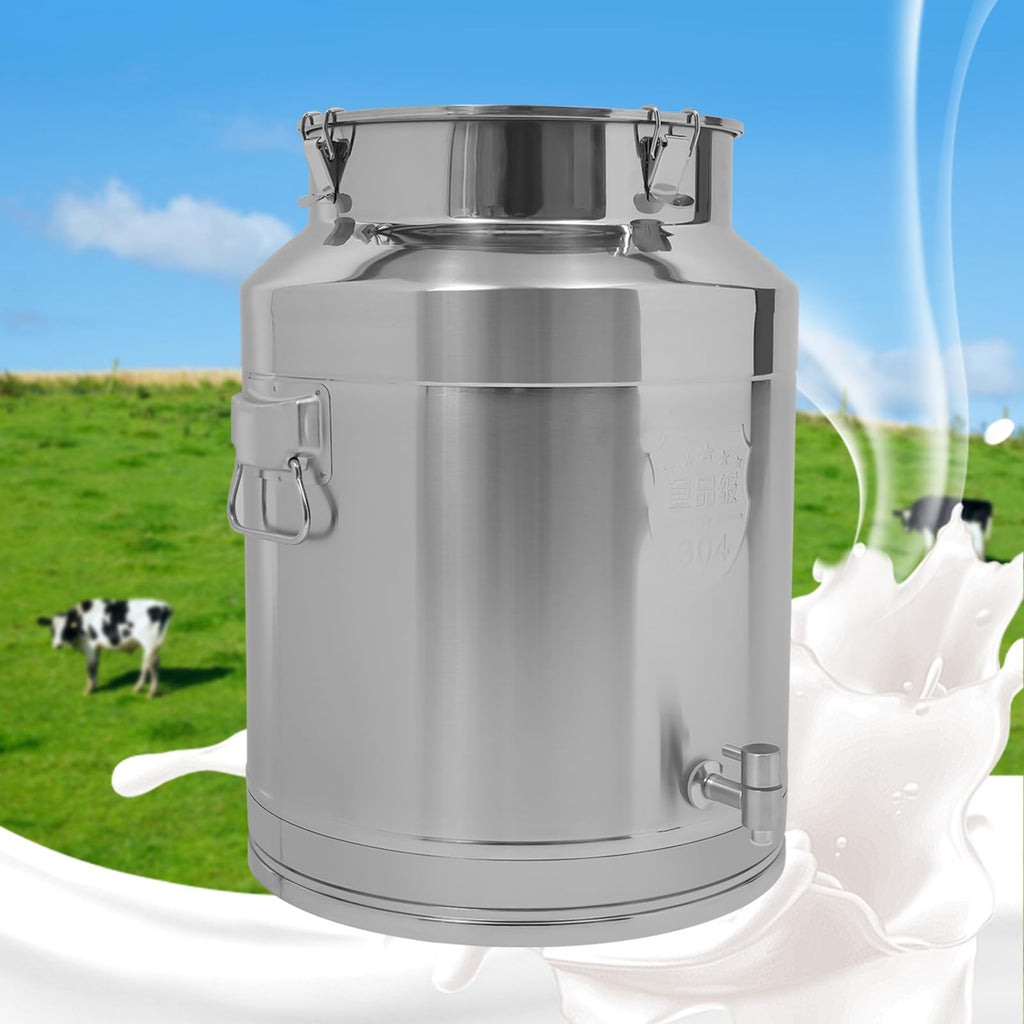 304 Stainless Steel Milk Can with Spigot G690