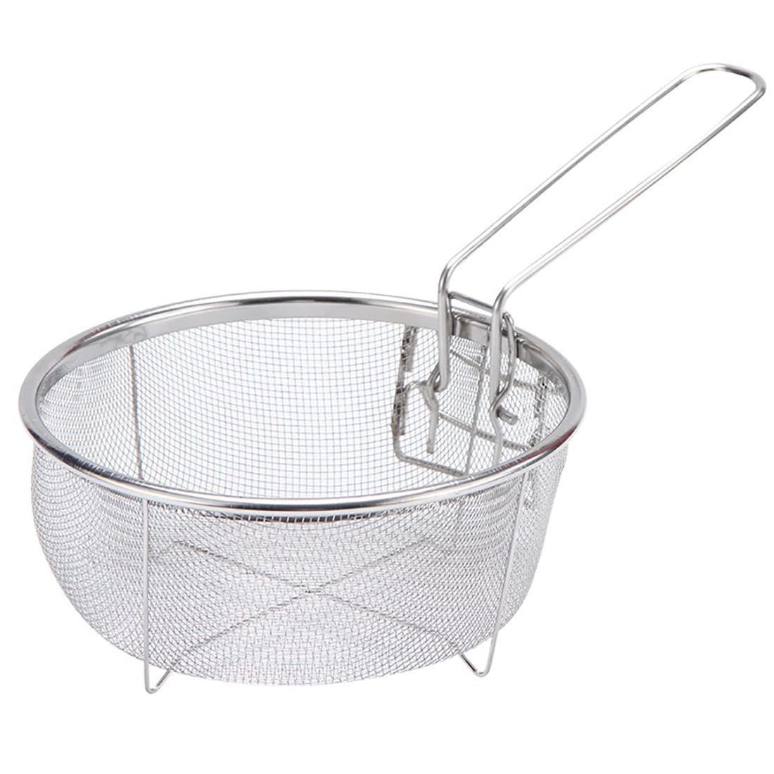 Stainless Steel Deep Fry Basket with Detachable Handle T514