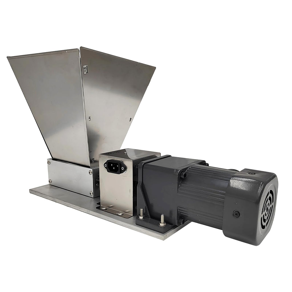 110V 60W 75RPM Stainless Steel Grain Mill with 4 Hopper and 2 Rollers B178