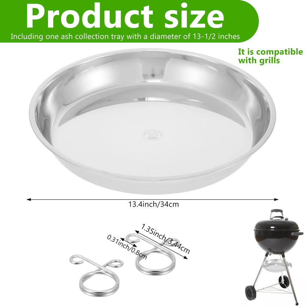 13.4" Diameter Ash Catcher Pan for Charcoal Grill K867987