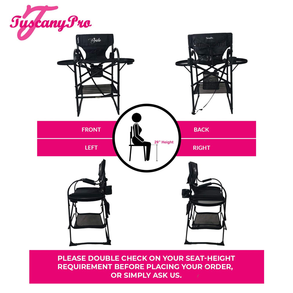 Heavy Duty Director Chair with Adjustable Seat Height M348