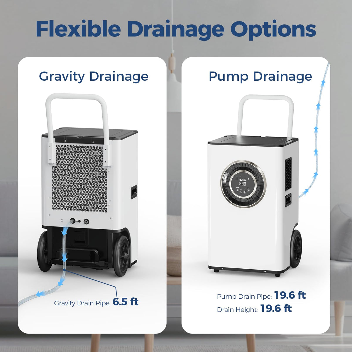 110 PPD Portable Commercial Dehumidifier with Pump E53180