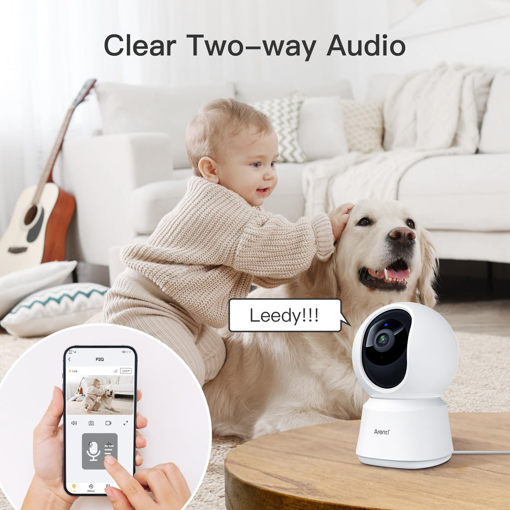4MP 5G WiFi 6 Indoor Security Cameras N38627