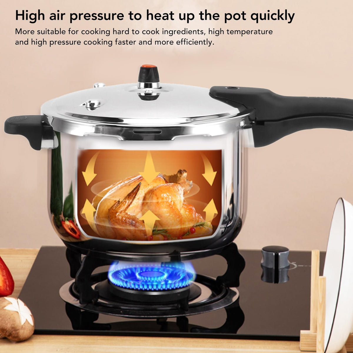 Stainless Steel 3L Pressure Cooker V317276