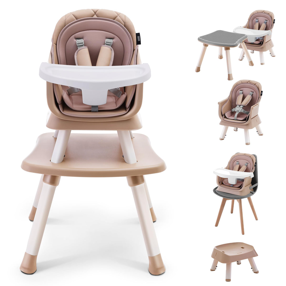8-in-1 Convertible Baby High Chair O509