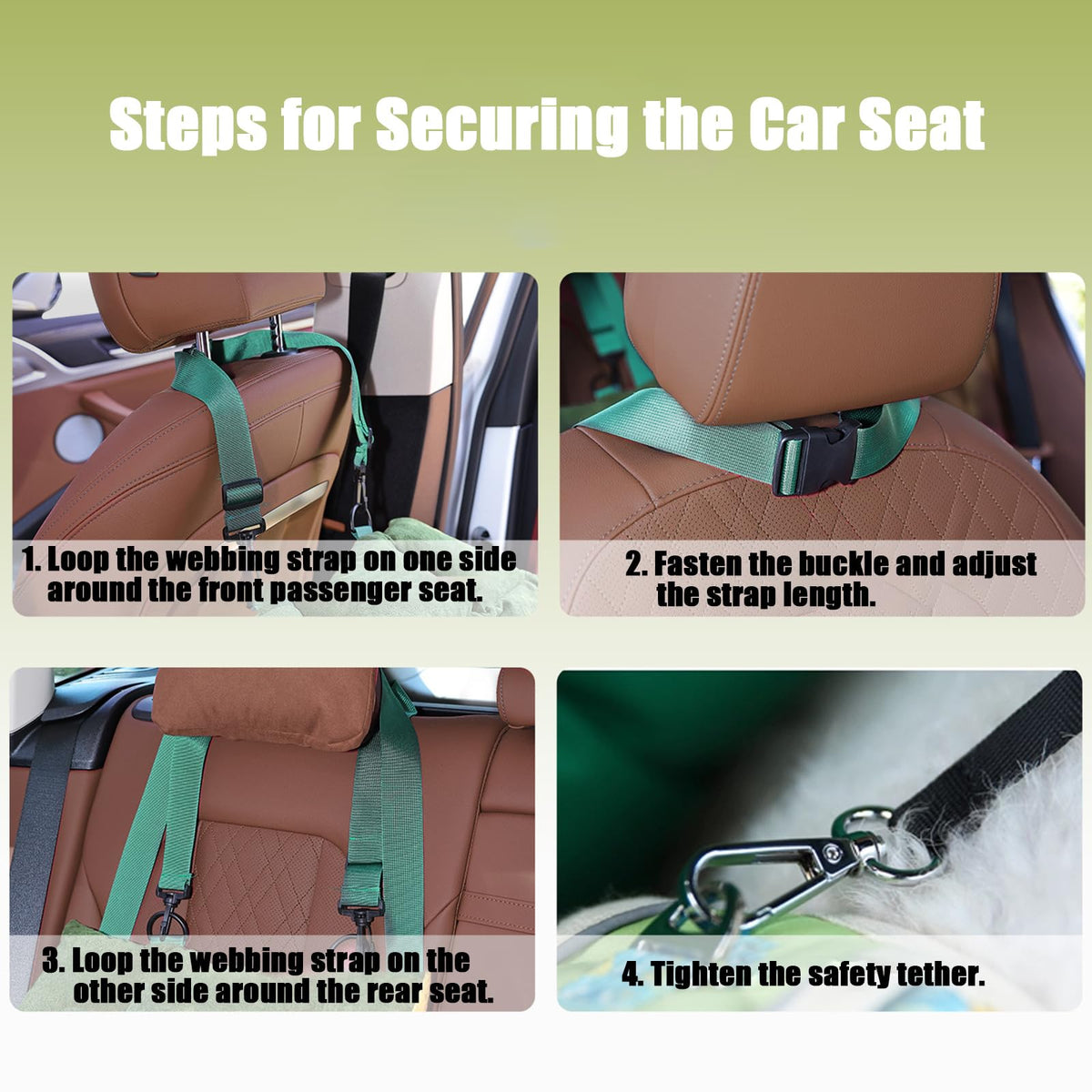2-in-1 Dog Car Seat X267