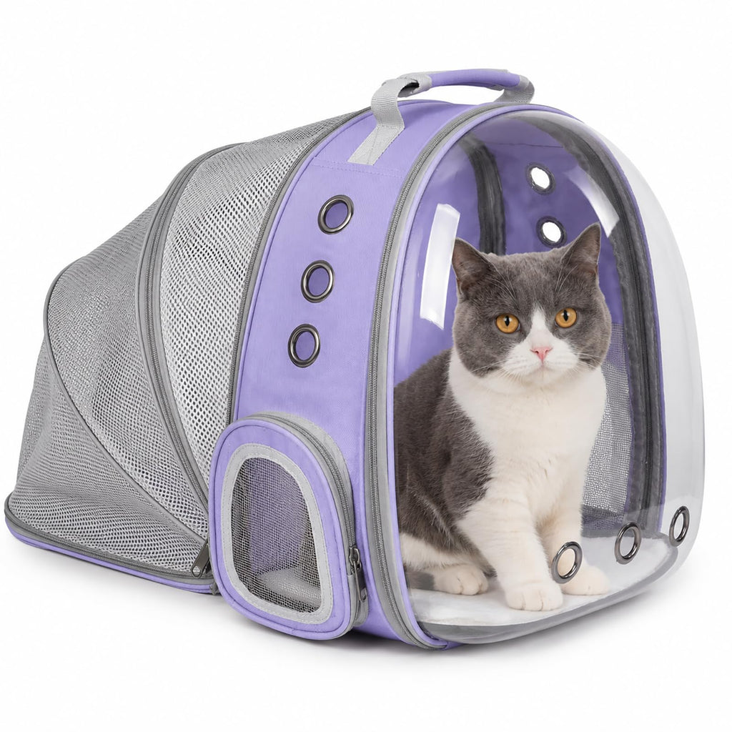 Expandable Cat Carrier Backpack with Bubble Window E334