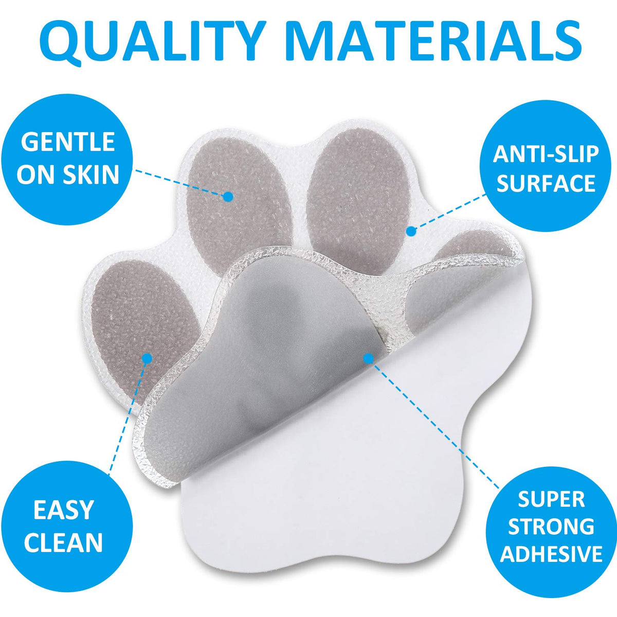 20 Pcs Non Slip Bathtub Sticker Q6283