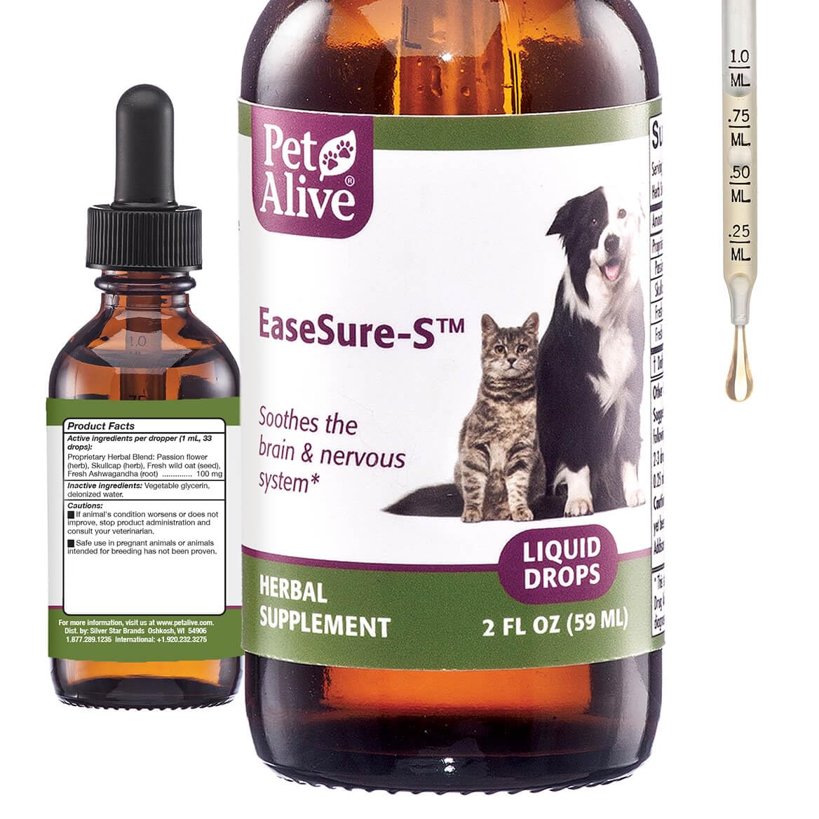 2 Fl Oz Herbal Nervous System Support for Pets S59374