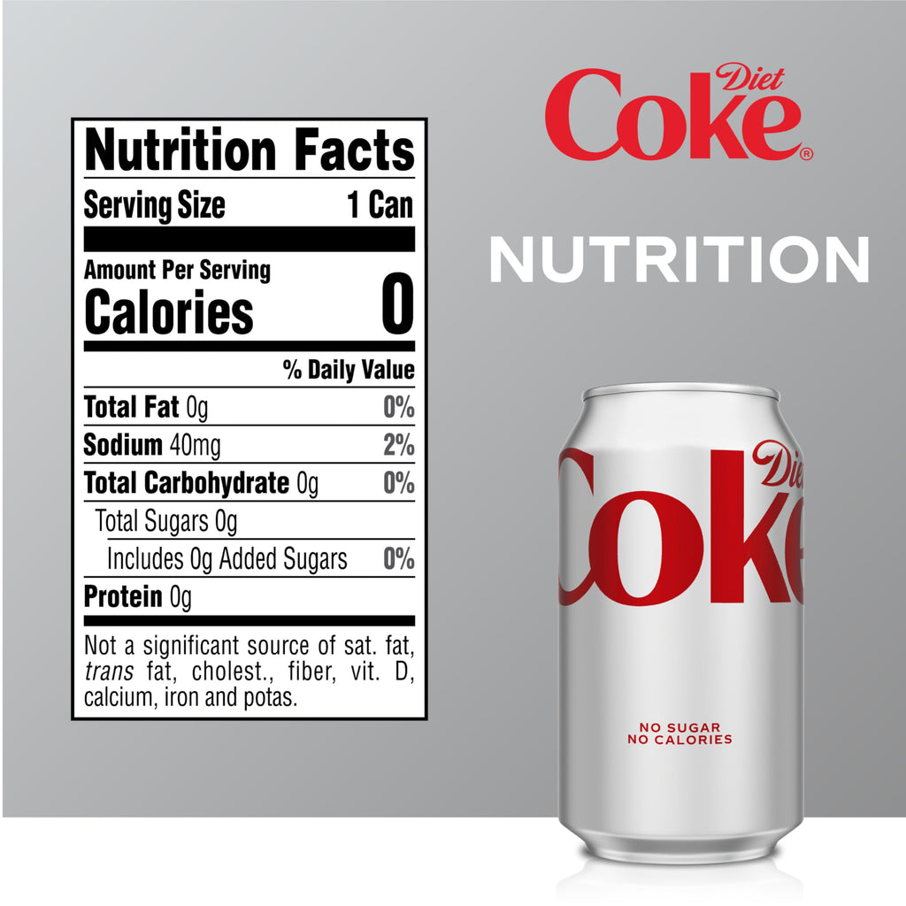 Diet Coke Soda Soft Drink, 12 fl oz, 35 Pack W60496
