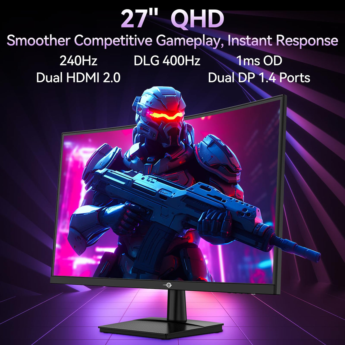 27" Curved QHD 240Hz Fast-VA 1ms Gaming Monitor L682518