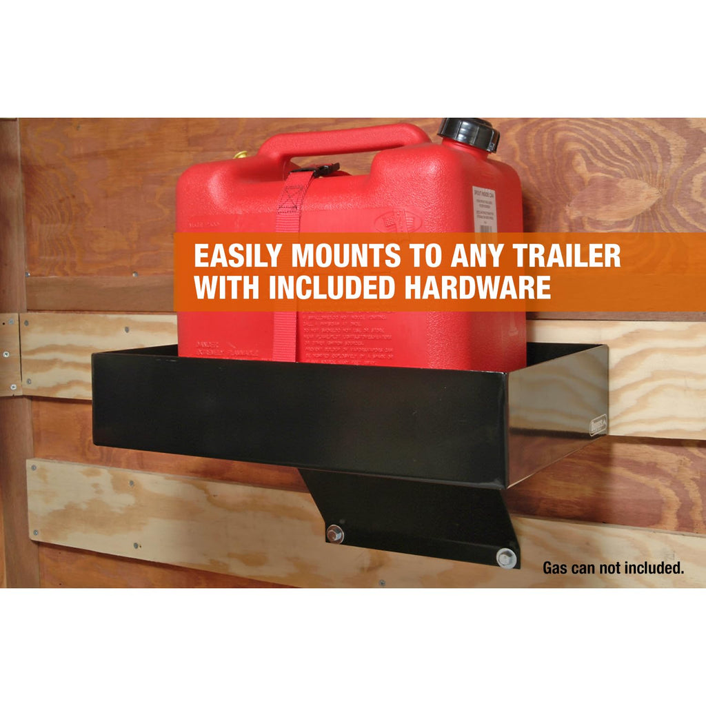 Carbon Steel Gas Container Rack with Nylon Strap, Black K106078