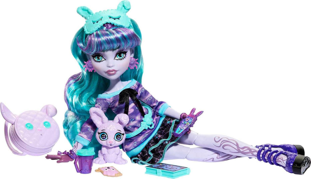 Doll with Pet Bunny, Hoodie, Book & Backpack Y94905