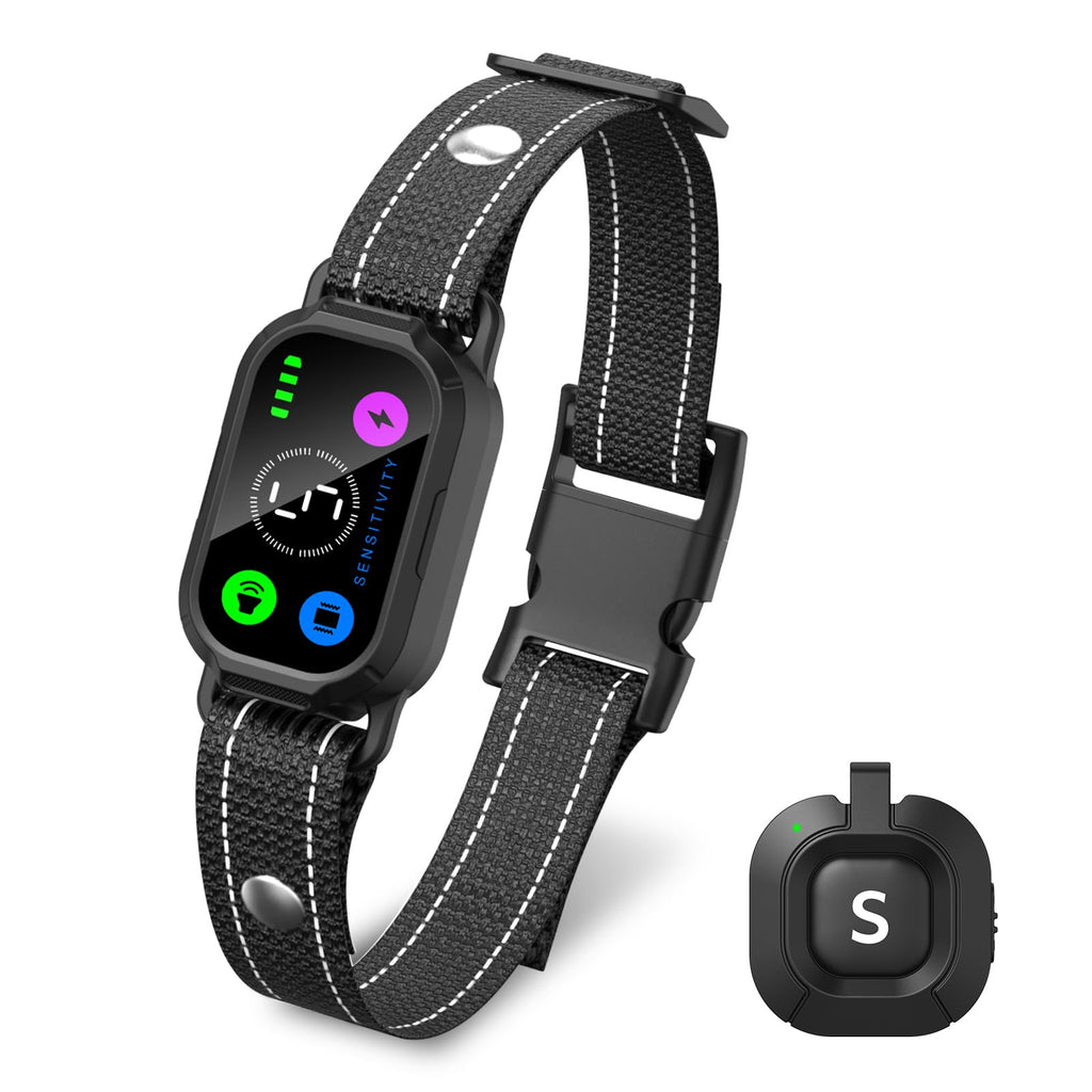 Dog Bark Collar with Remote Control, 2-in-1 Automatic & Manual Training Collar R4773