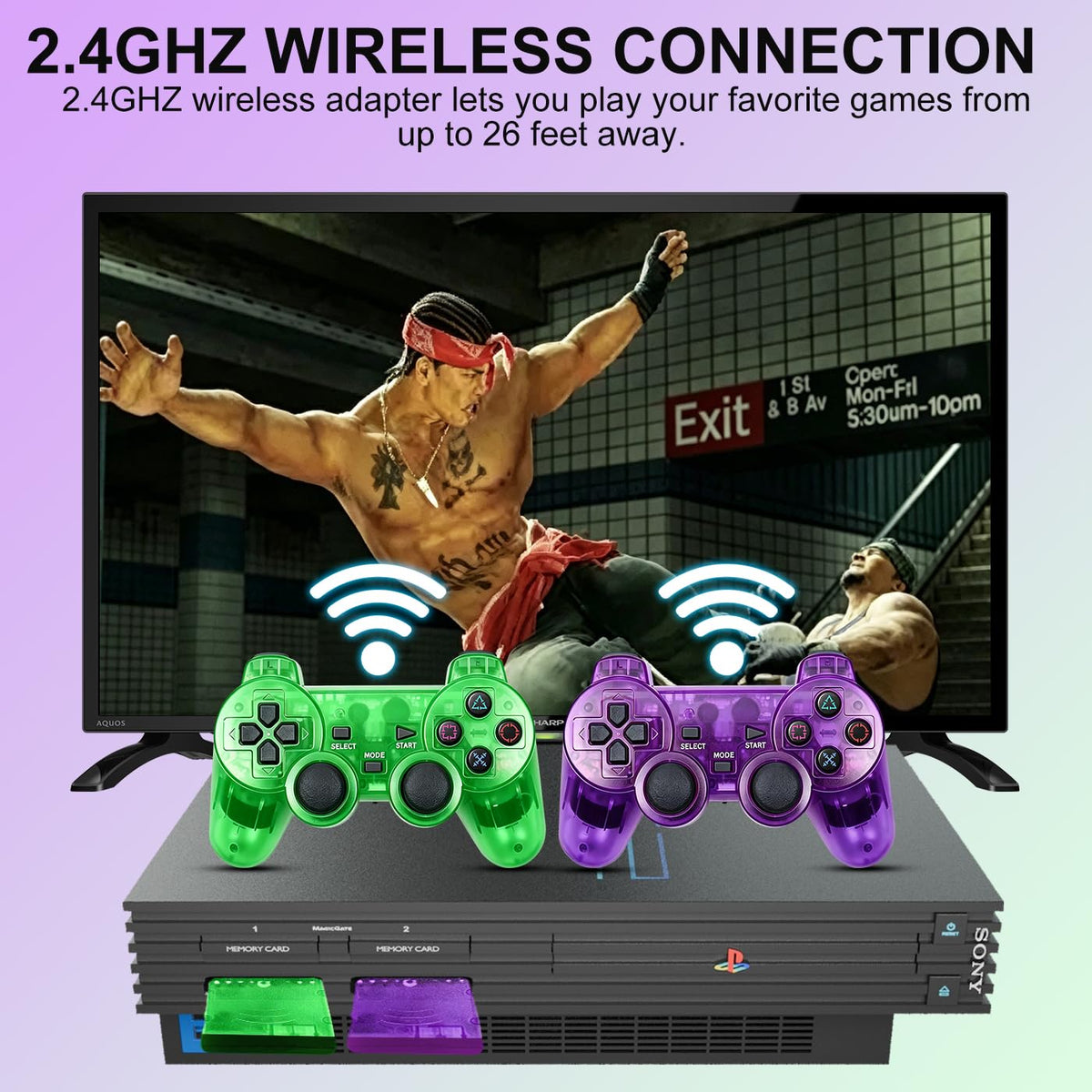 2 Packs Wireless Controller O2284