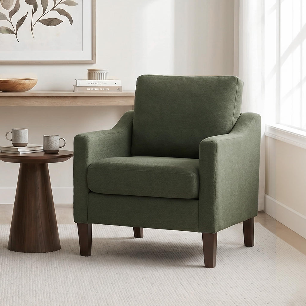 Accent Chairs Set of 2 Green Y753806