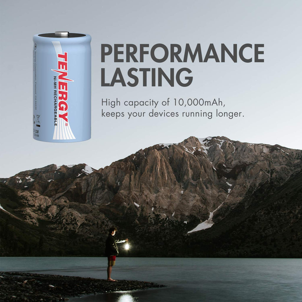 D Size 10000mAh NiMH Rechargeable Battery C6812