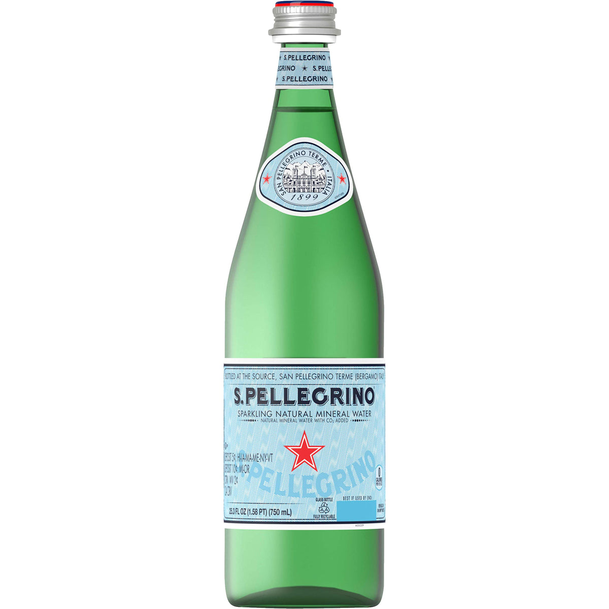 Sparkling Natural Mineral Water 750ml Glass Bottle M443884