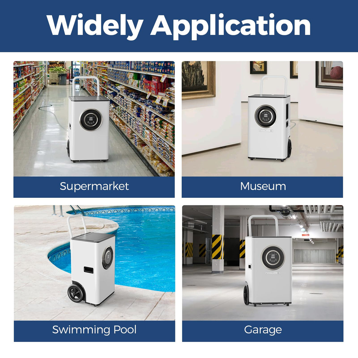 110 PPD Portable Commercial Dehumidifier with Pump E53180