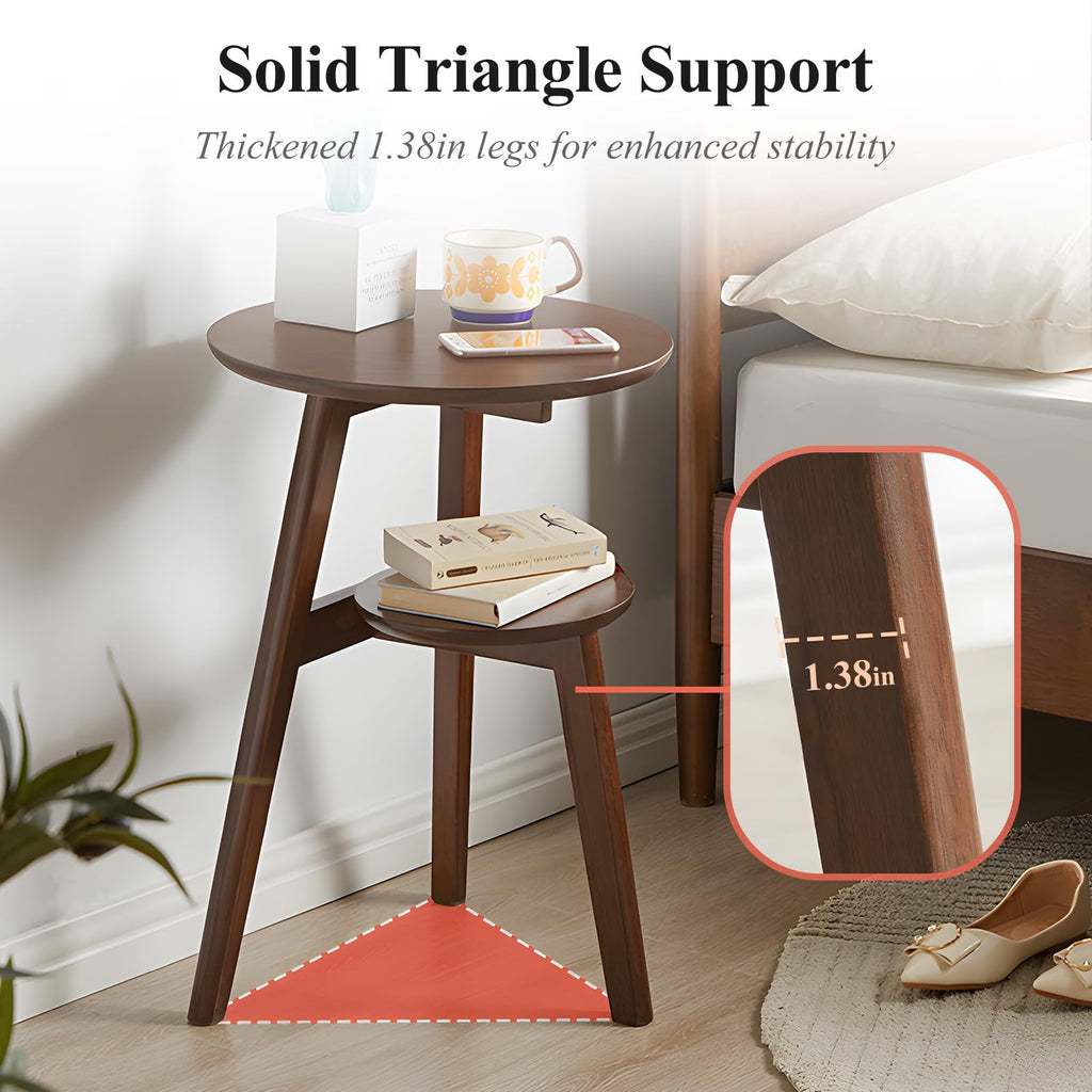 2-Tier Round Side Table J70322