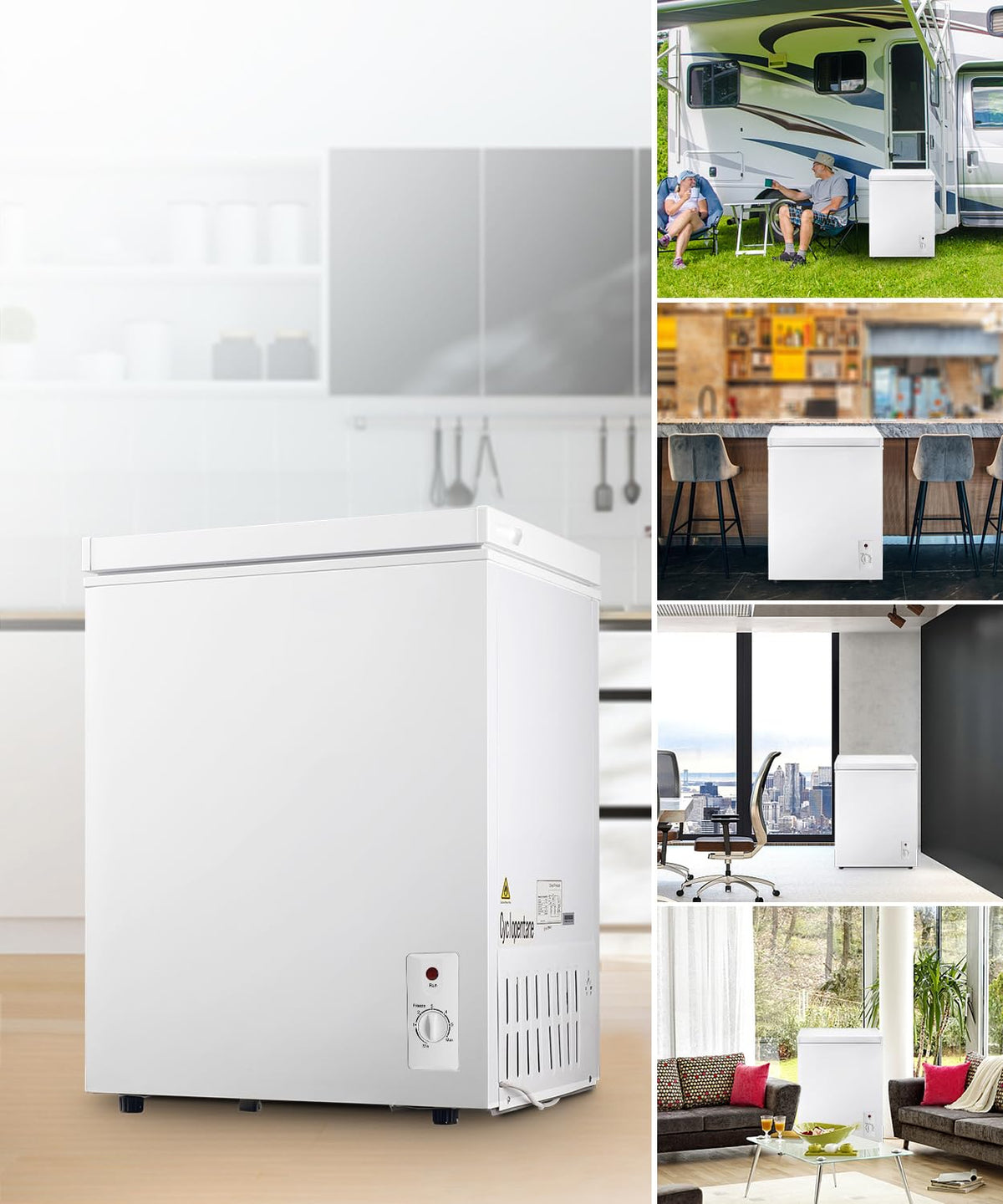5.0 cu.ft Chest Freezer with Temperature Control K742481
