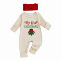Newborn Pumpkin Ghost Jumpsuit I714