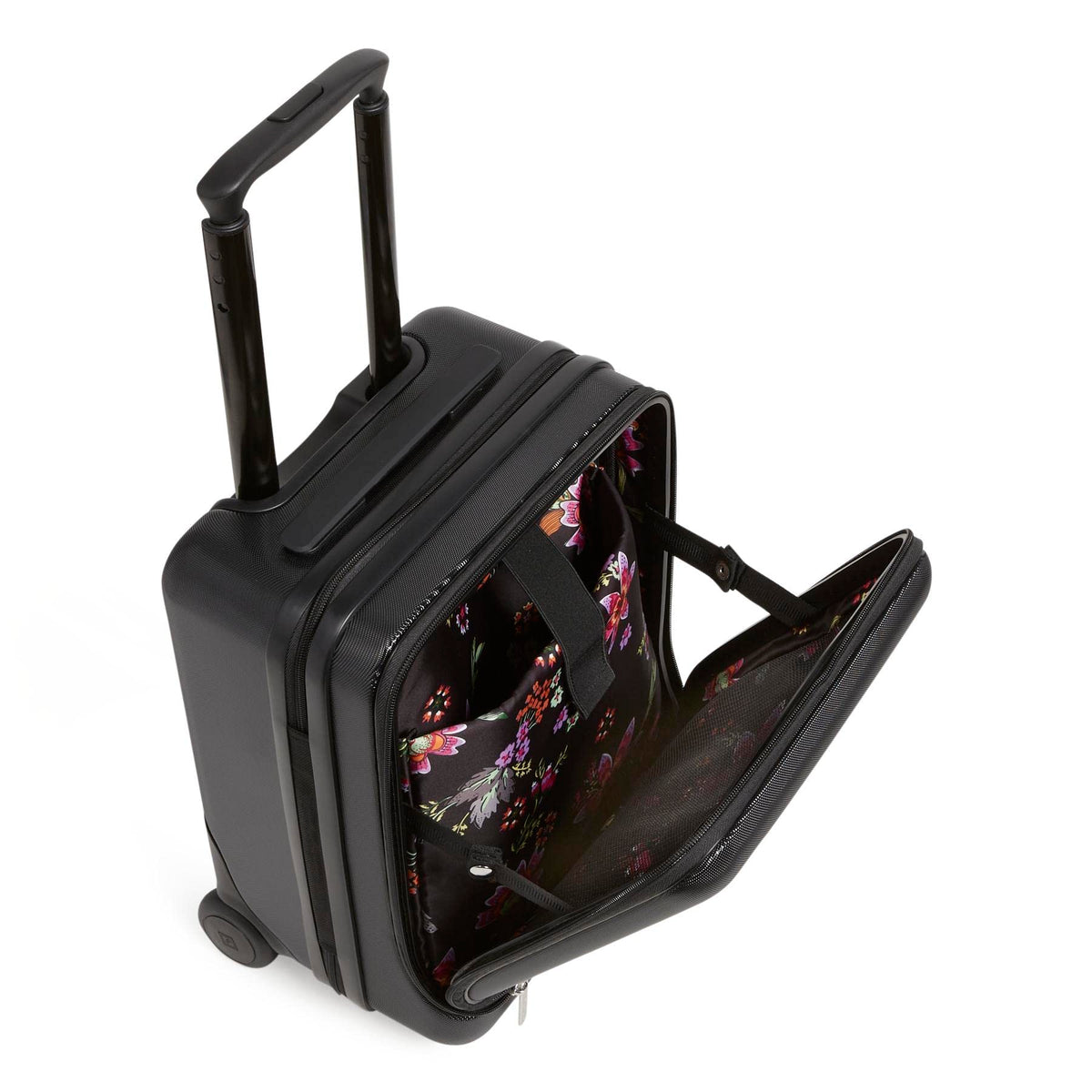 Black Hardside Underseat Rolling Suitcase G3884