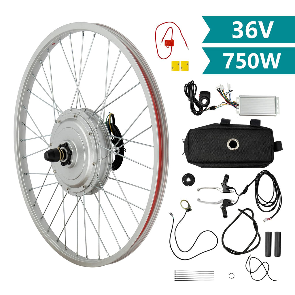 36V 750W Front Brushless Motor Electric Bicycle Conversion Kit S324222